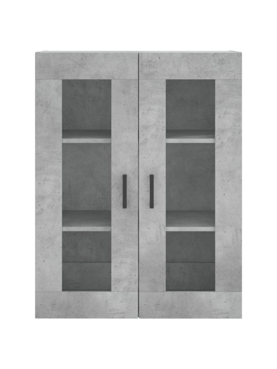 Komoda, betono pilkos spalvos, 69,5x34x180cm, apdirbta mediena