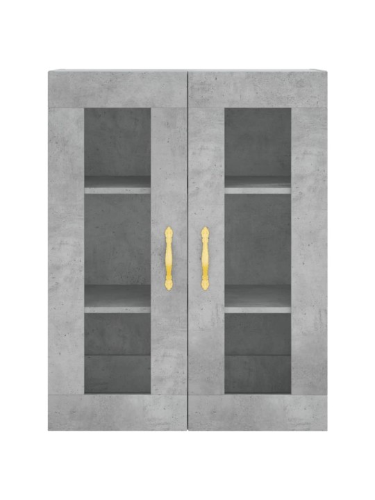 Komoda, betono pilkos spalvos, 69,5x34x180cm, apdirbta mediena