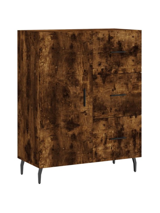 Komoda, dūminio ąžuolo spalvos, 69,5x34x180cm, apdirbta mediena
