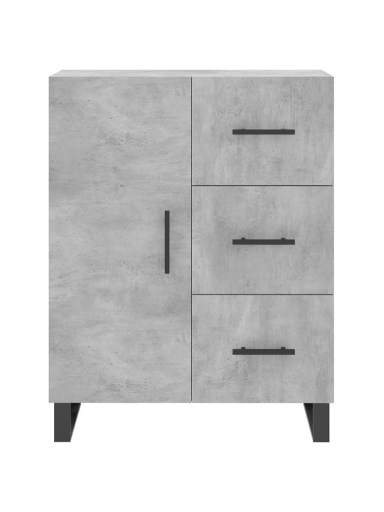 Komoda, betono pilkos spalvos, 69,5x34x180cm, apdirbta mediena
