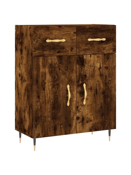 Komoda, dūminio ąžuolo spalvos, 69,5x34x180cm, apdirbta mediena