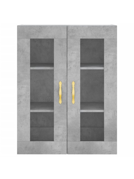 Komoda, betono pilkos spalvos, 69,5x34x180cm, apdirbta mediena