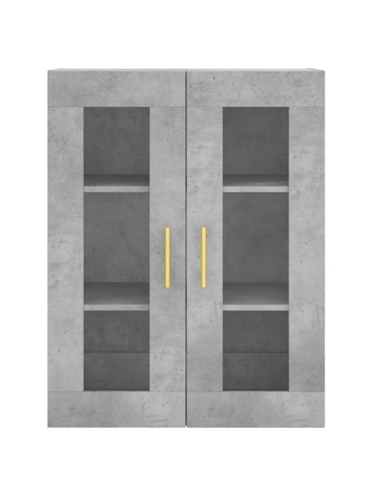 Komoda, betono pilkos spalvos, 69,5x34x180cm, apdirbta mediena