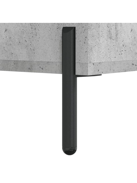 Komoda, betono pilkos spalvos, 69,5x34x180cm, apdirbta mediena