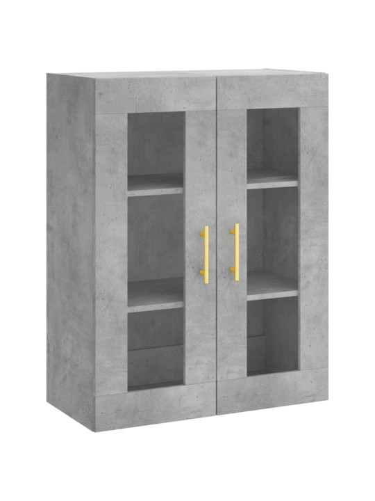 Komoda, betono pilkos spalvos, 69,5x34x180cm, apdirbta mediena