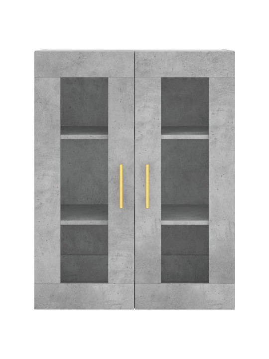 Komoda, betono pilkos spalvos, 69,5x34x180cm, apdirbta mediena