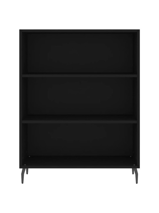 Komoda, juodos spalvos, 69,5x34x180cm, apdirbta mediena
