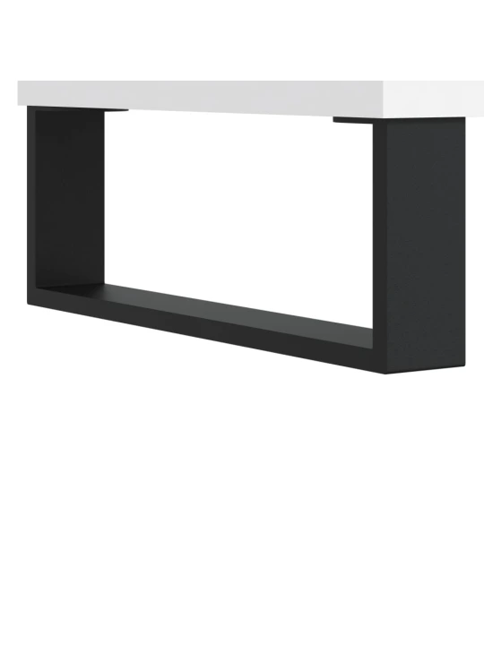 Komoda, baltos spalvos, 69,5x34x180cm, apdirbta mediena