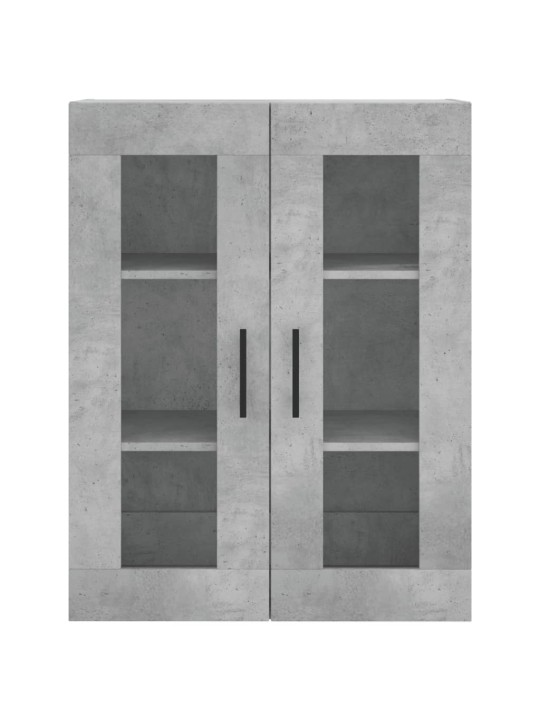 Komoda, betono pilkos spalvos, 69,5x34x180cm, apdirbta mediena