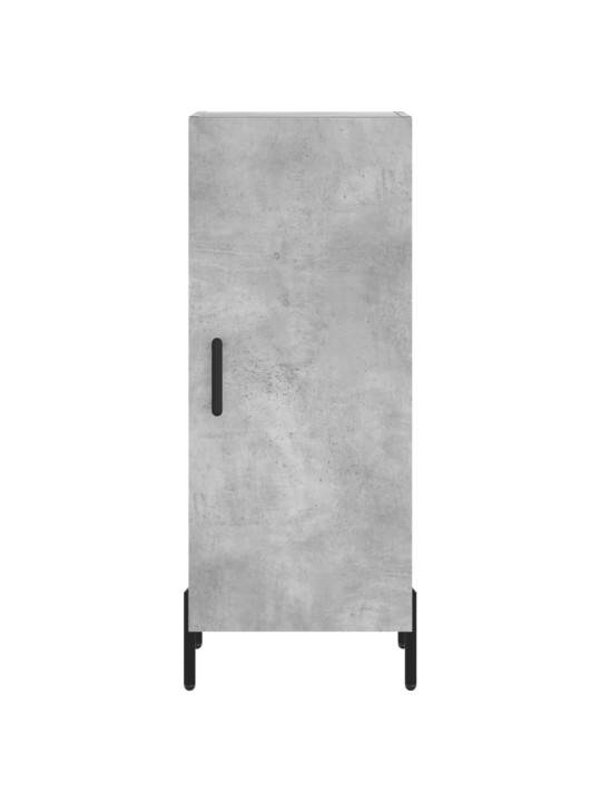 Komoda, betono pilkos spalvos, 34,5x34x180cm, apdirbta mediena