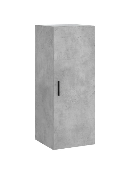 Komoda, betono pilkos spalvos, 34,5x34x180cm, apdirbta mediena