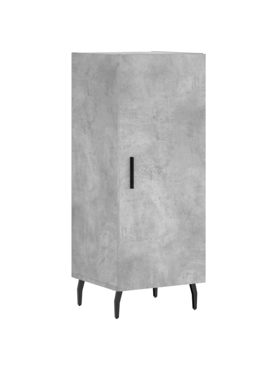 Komoda, betono pilkos spalvos, 34,5x34x180cm, apdirbta mediena