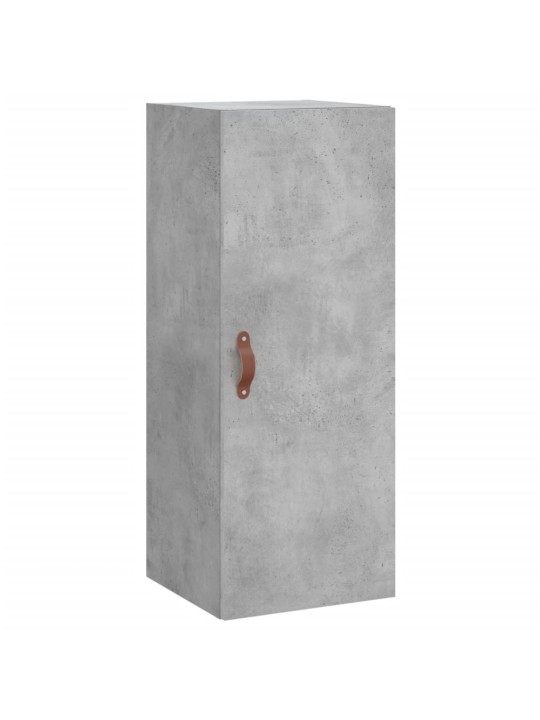 Komoda, betono pilkos spalvos, 34,5x34x180cm, apdirbta mediena
