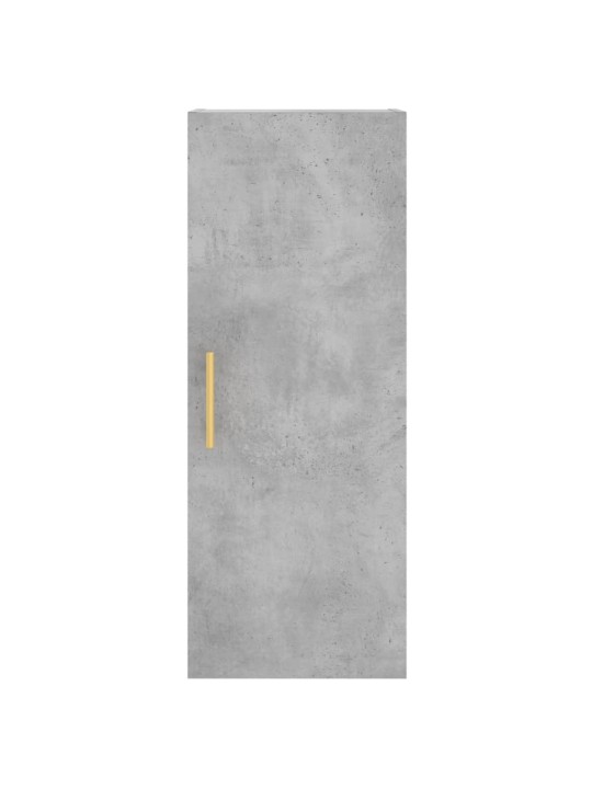 Komoda, betono pilkos spalvos, 34,5x34x180cm, apdirbta mediena