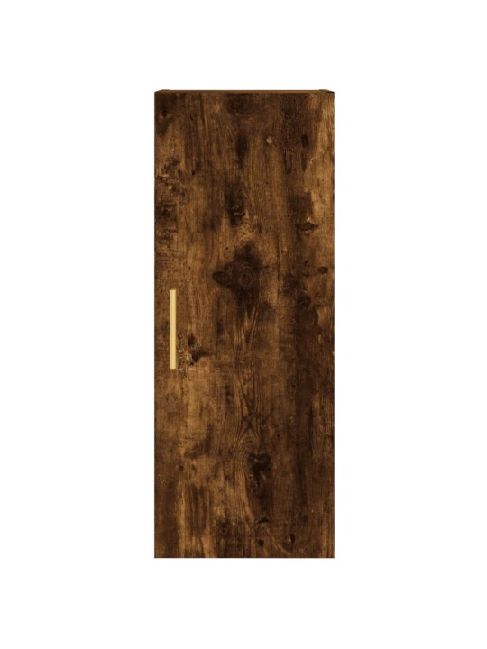 Komoda, dūminio ąžuolo spalvos, 34,5x34x180cm, apdirbta mediena