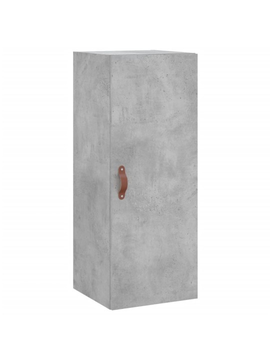 Komoda, betono pilkos spalvos, 34,5x34x180cm, apdirbta mediena