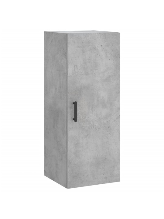 Komoda, betono pilkos spalvos, 34,5x34x180cm, apdirbta mediena