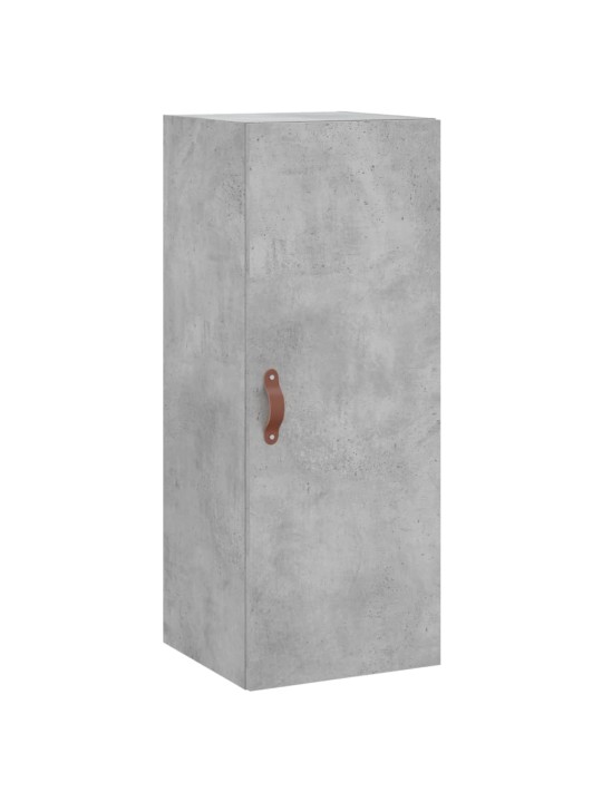 Komoda, betono pilkos spalvos, 34,5x34x180cm, apdirbta mediena