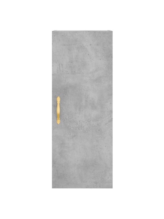 Komoda, betono pilkos spalvos, 34,5x34x180cm, apdirbta mediena