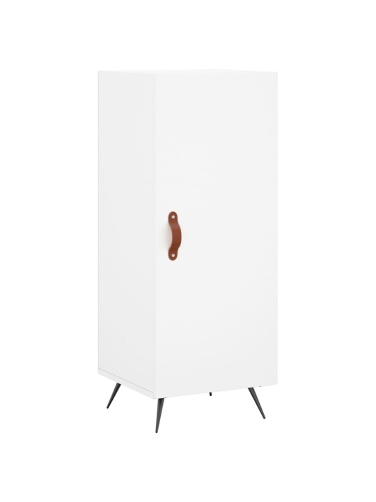 Komoda, baltos spalvos, 34,5x34x180cm, apdirbta mediena