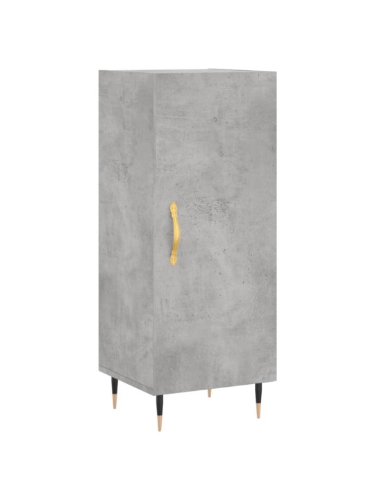 Komoda, betono pilkos spalvos, 34,5x34x180cm, apdirbta mediena