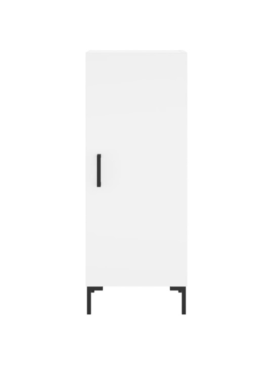 Komoda, baltos spalvos, 34,5x34x180cm, apdirbta mediena