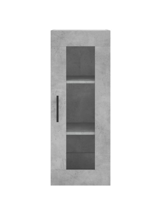 Komoda, betono pilkos spalvos, 34,5x34x180cm, apdirbta mediena
