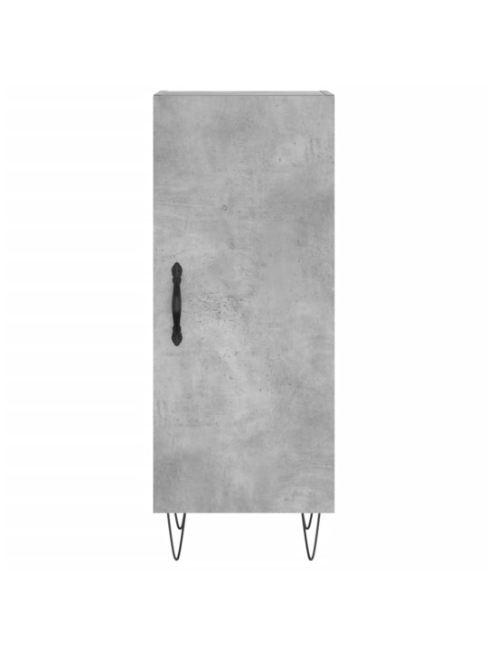 Komoda, betono pilkos spalvos, 34,5x34x180cm, apdirbta mediena
