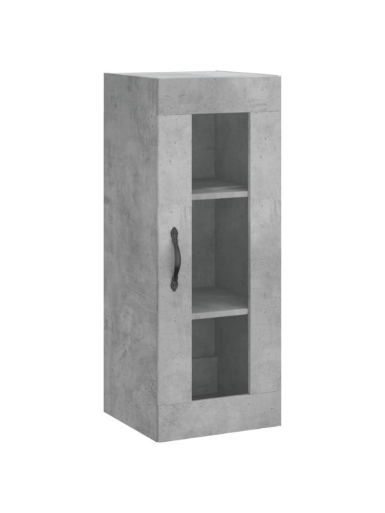 Komoda, betono pilkos spalvos, 34,5x34x180cm, apdirbta mediena