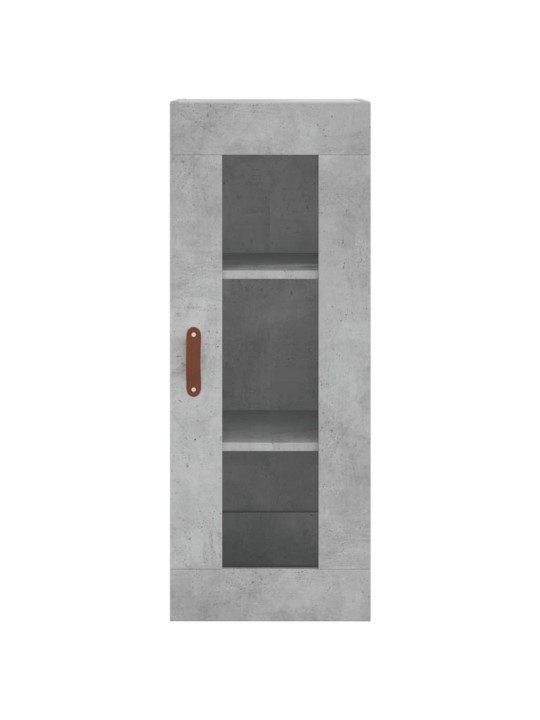 Komoda, betono pilkos spalvos, 34,5x34x180cm, apdirbta mediena