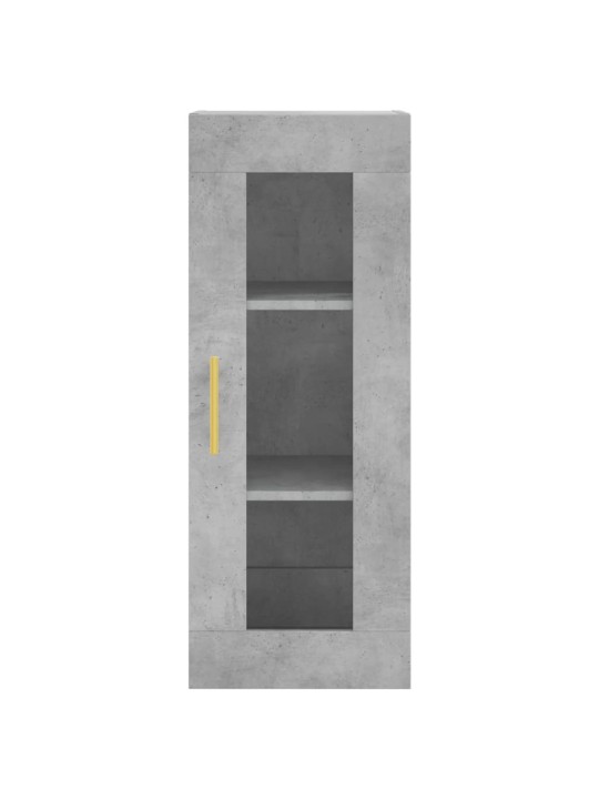 Komoda, betono pilkos spalvos, 34,5x34x180cm, apdirbta mediena