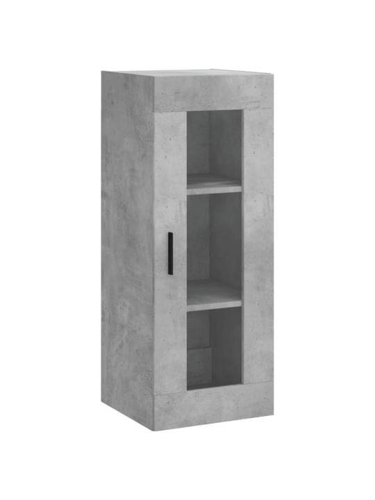 Komoda, betono pilkos spalvos, 34,5x34x180cm, apdirbta mediena