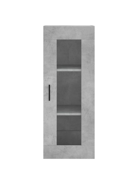 Komoda, betono pilkos spalvos, 34,5x34x180cm, apdirbta mediena