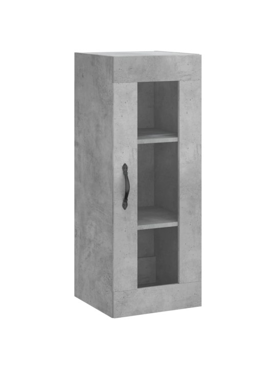 Komoda, betono pilkos spalvos, 34,5x34x180cm, apdirbta mediena