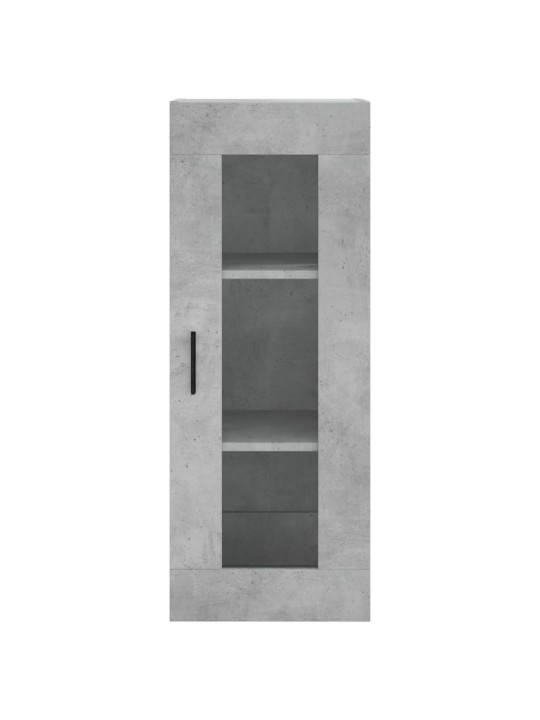 Komoda, betono pilkos spalvos, 34,5x34x180cm, apdirbta mediena