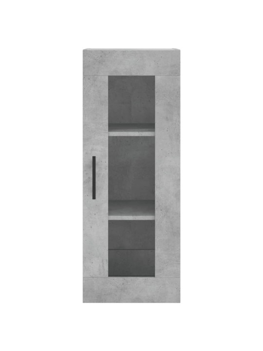 Komoda, betono pilkos spalvos, 34,5x34x180cm, apdirbta mediena