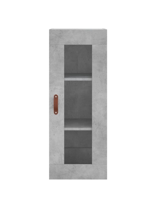 Komoda, betono pilkos spalvos, 34,5x34x180cm, apdirbta mediena