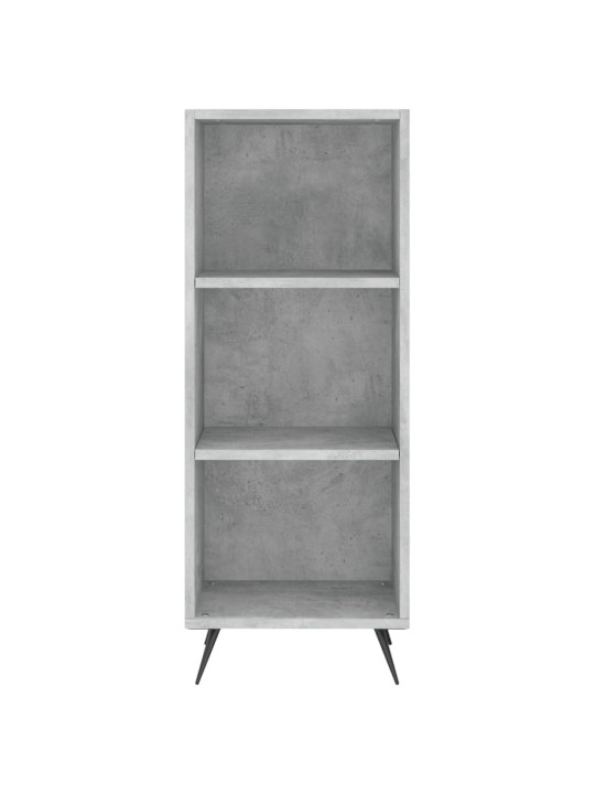 Komoda, betono pilkos spalvos, 34,5x34x180cm, apdirbta mediena