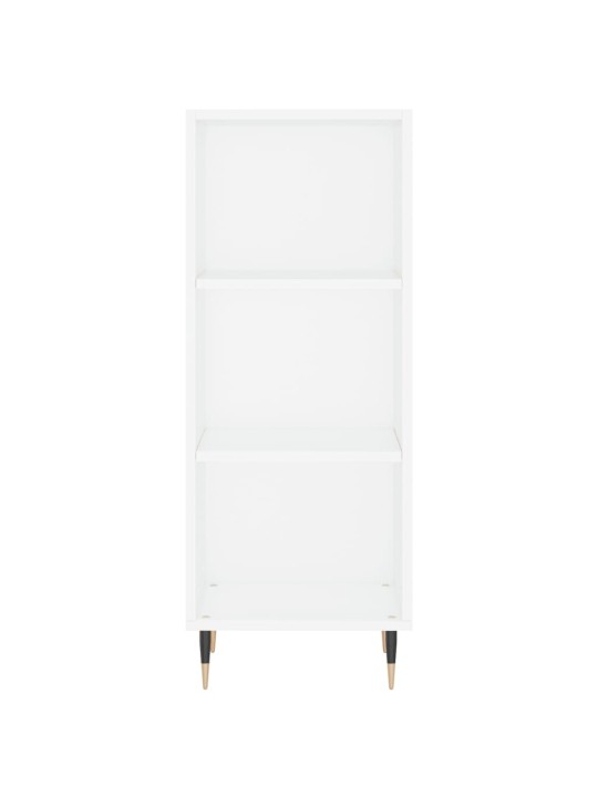 Komoda, baltos spalvos, 34,5x34x180cm, apdirbta mediena