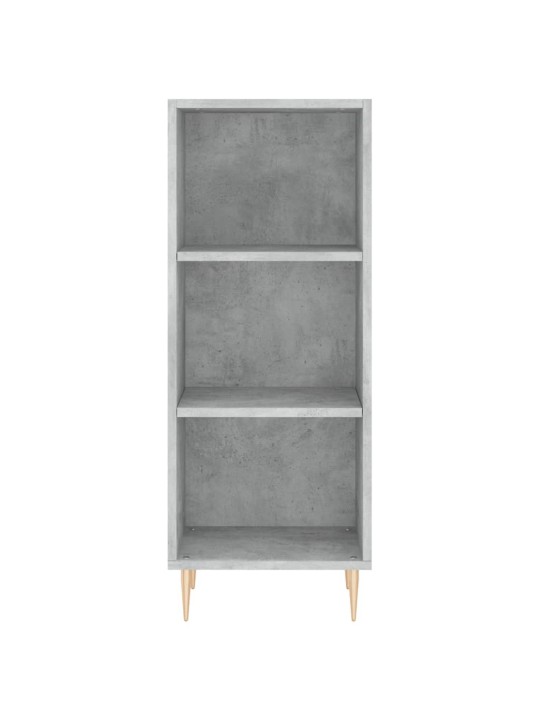 Komoda, betono pilkos spalvos, 34,5x34x180cm, apdirbta mediena
