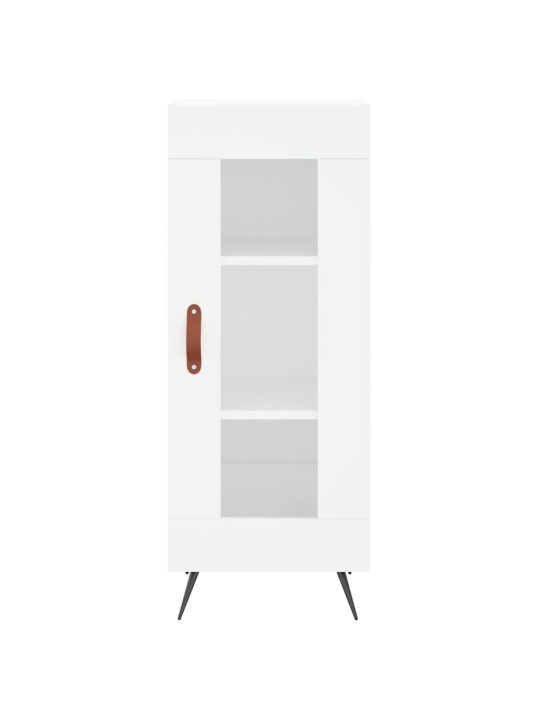 Komoda, baltos spalvos, 34,5x34x180cm, apdirbta mediena
