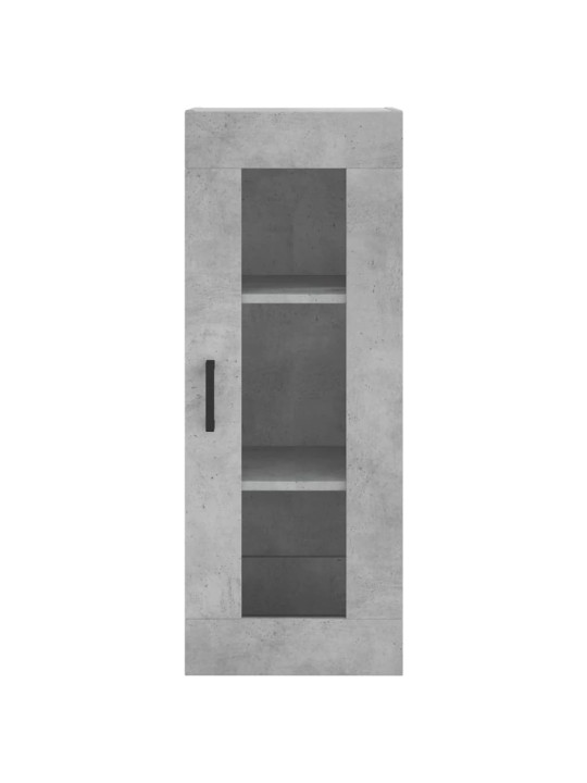 Komoda, betono pilkos spalvos, 34,5x34x180cm, apdirbta mediena
