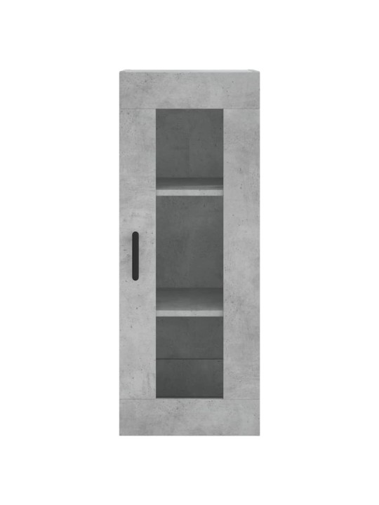 Komoda, betono pilkos spalvos, 34,5x34x180cm, apdirbta mediena