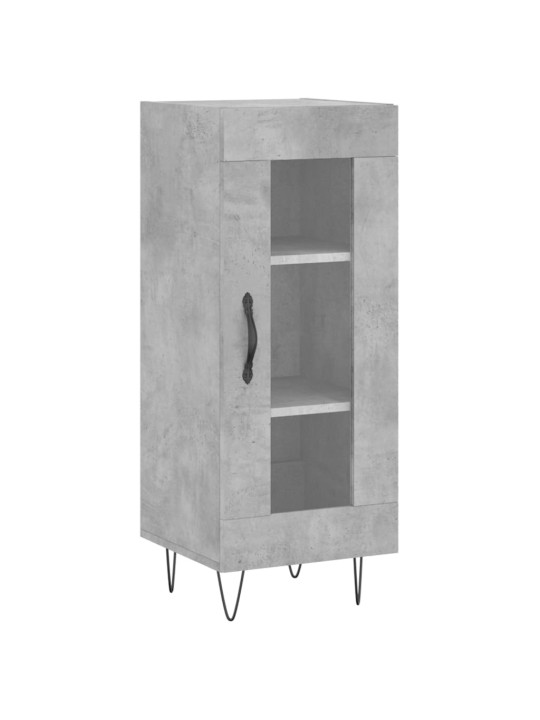 Komoda, betono pilkos spalvos, 34,5x34x180cm, apdirbta mediena