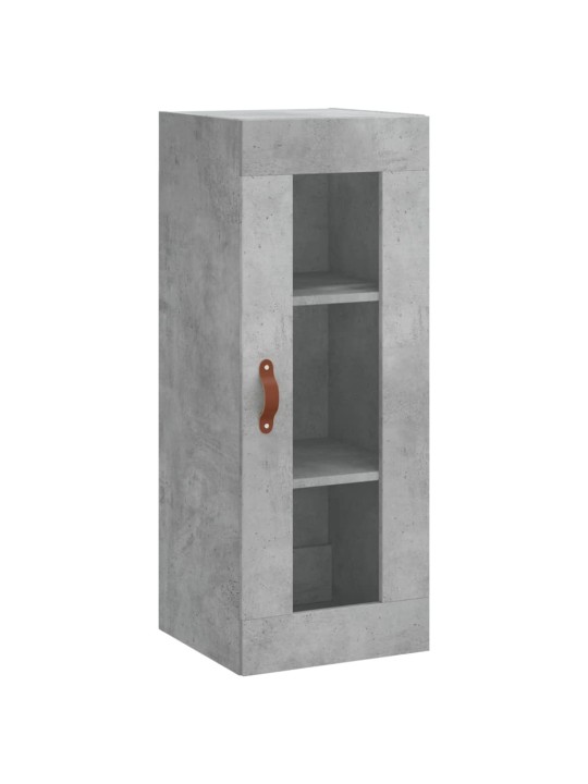 Komoda, betono pilkos spalvos, 34,5x34x180cm, apdirbta mediena
