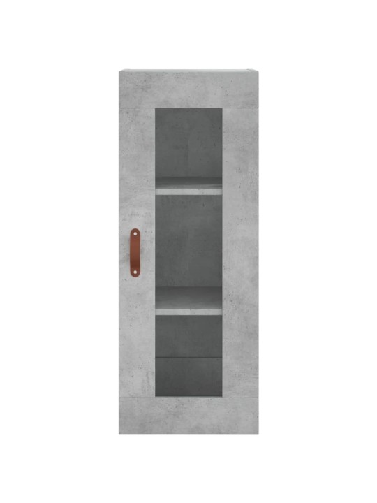Komoda, betono pilkos spalvos, 34,5x34x180cm, apdirbta mediena