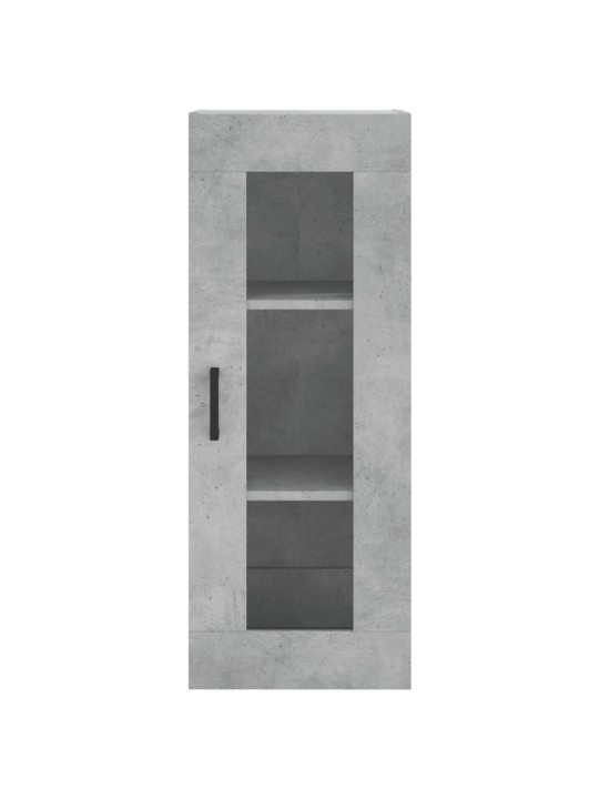 Komoda, betono pilkos spalvos, 34,5x34x180cm, apdirbta mediena