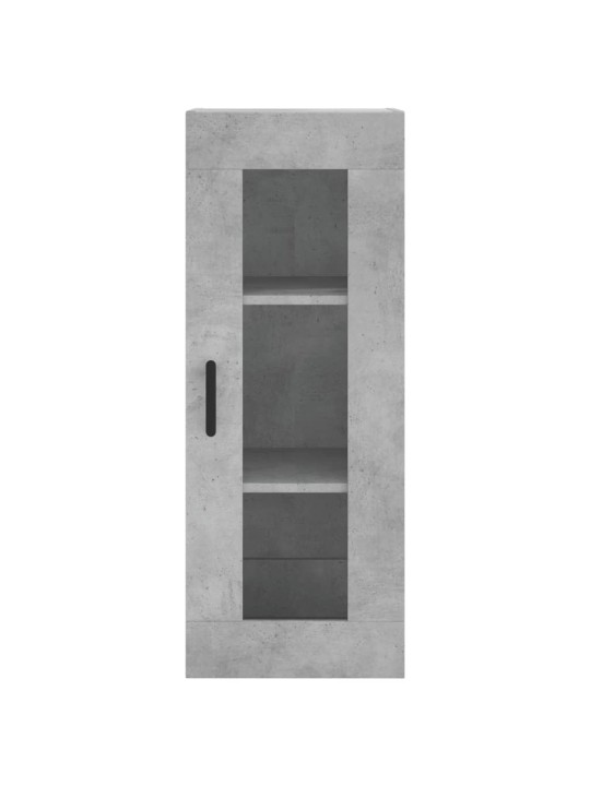 Komoda, betono pilkos spalvos, 34,5x34x180cm, apdirbta mediena