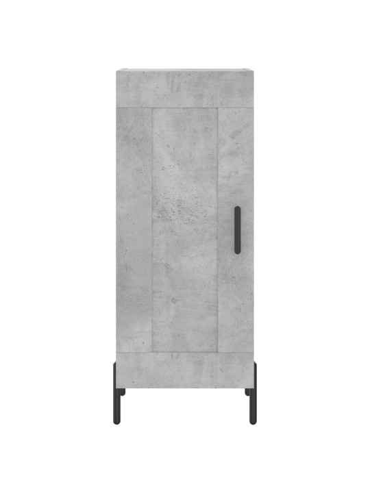 Komoda, betono pilkos spalvos, 34,5x34x180cm, apdirbta mediena