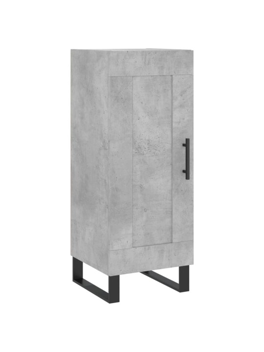 Komoda, betono pilkos spalvos, 34,5x34x180cm, apdirbta mediena